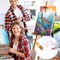 Paint by Numbers Kit for Adults Halloween Ghost, DIY Oil Painting Kit on Canvas with Paintbrushes and Acrylic Pigment, for Paint by Numbers for Beginner, for Home Wall Decor